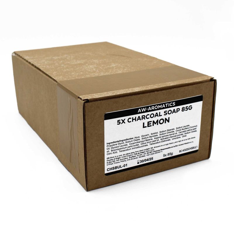 Charcoal Soap 85g - Lemon - White Label