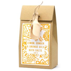 Himalayan Bath Salt 500g - Lemon, Ginger & Orange