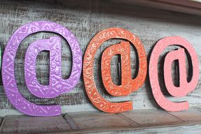 Number "0" - Assorted Colours - 15cm