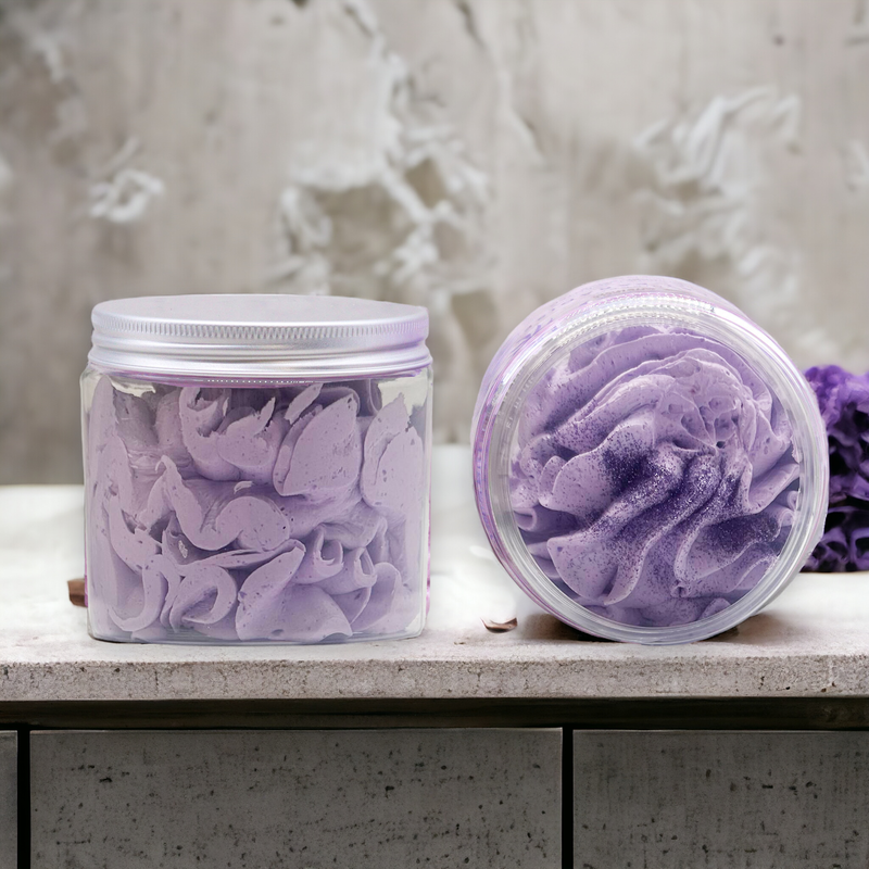Frosted Sugar Plum Whipped Cream Soap 120g