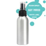 100ml Room Spray - Baby Powder - White Label