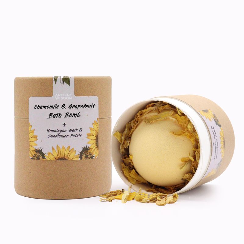 Chamomile & Grapefruit Bath Bomb Gift Set - White Label