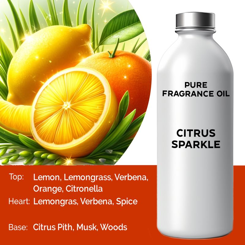 Citrus Sparkle Pure Fragrance Oil - 500ml