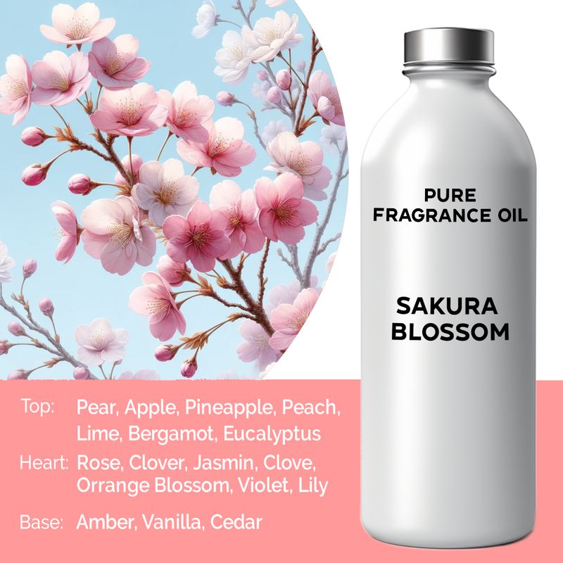 Sakura Blossom Pure Fragrance Oil - 500ml