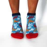 M/L Hop Hare Bamboo Socks Low (41-46) - Indian Feathers