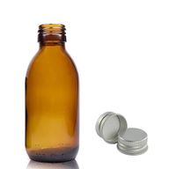 150ml Amber Glass Medicine Bottle - No Cap