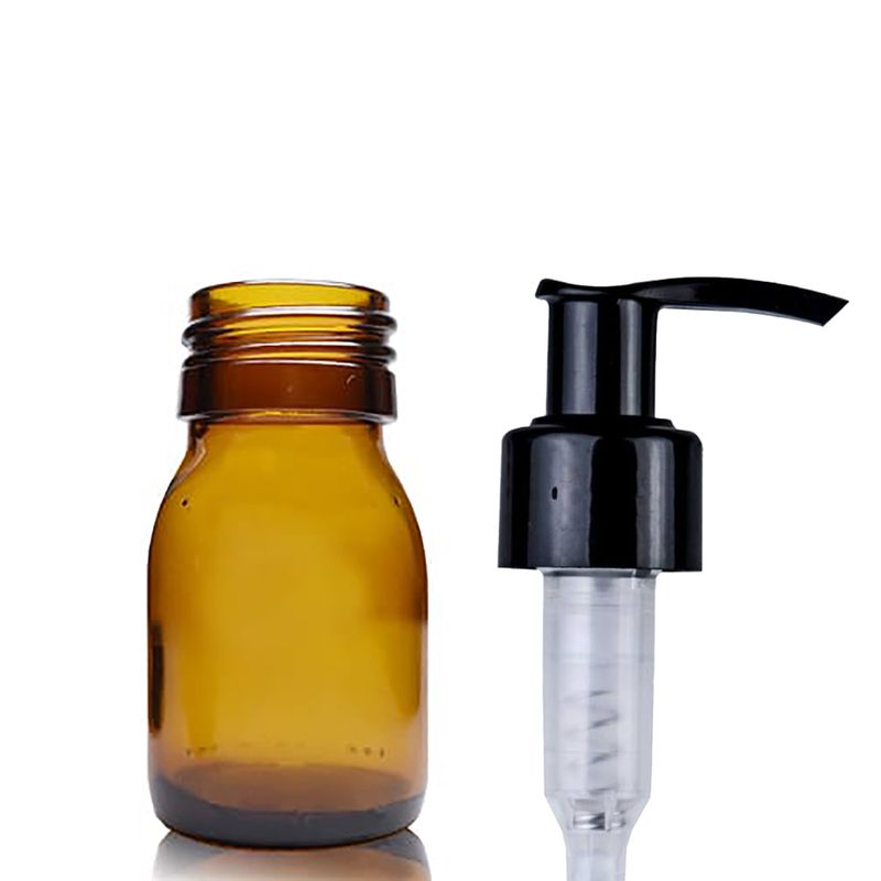 30ml Amber Glass Medicine Bottle - No Cap