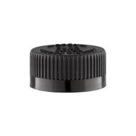 Cap for Glass Medicine Bottle Black / Tamper Evident 28mm