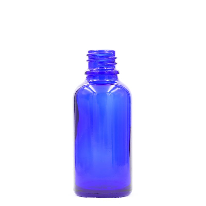 15ml Blue Glass Dropper Bottle - No Cap