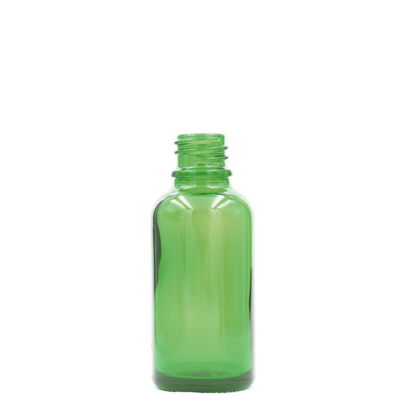 5ml Green Glass Dropper Bottle - No Cap