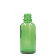 15ml Green Glass Dropper Bottle - No Cap