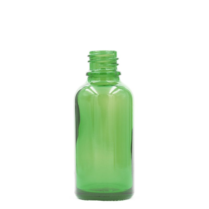 15ml Green Glass Dropper Bottle - No Cap