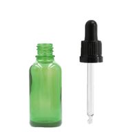 5ml Green Glass Dropper Bottle - No Cap