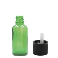 10ml Green Glass Dropper Bottle - No Cap
