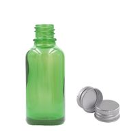30ml Green Glass Dropper Bottle - No Cap