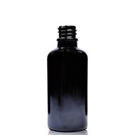 30ml Black Glass Dropper Bottle - No Cap