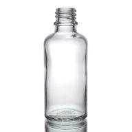 100ml Clear Glass Dropper Bottle - No Cap