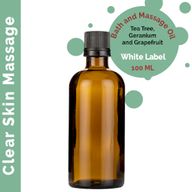 Clear Skin Massage Oil - 100ml - White Label