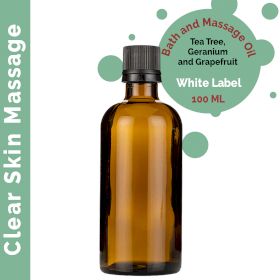 Clear Skin Massage Oil - 100ml - White Label