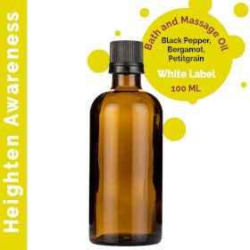 Heighten Awareness Massage Oil - 100ml - White Label