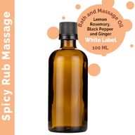 Spicy Rub Massage Oil - 100ml - White Label