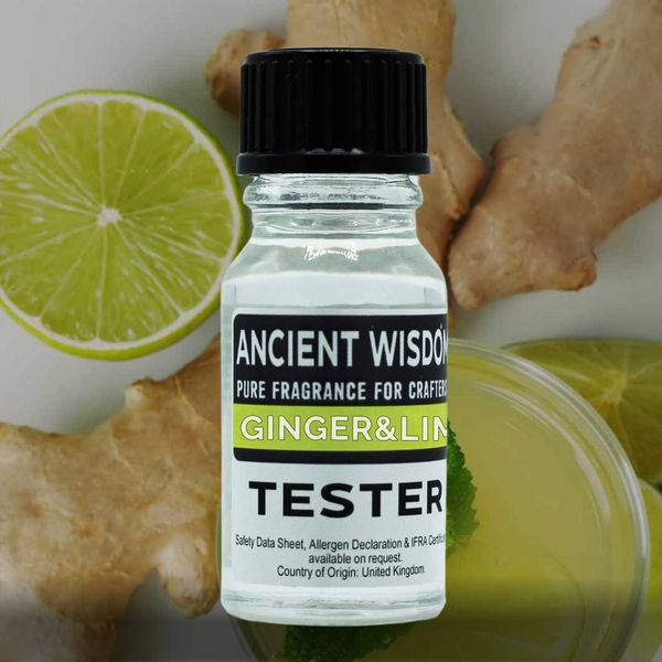 10ml Fragrance Tester - Ginger & Lime