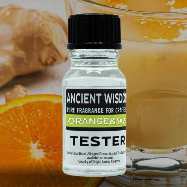 10ml Fragrance Tester - Orange & Warm Ginger