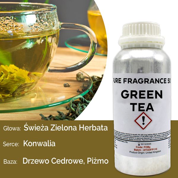 Green Tea Pure Fragrance Oil - 500ml