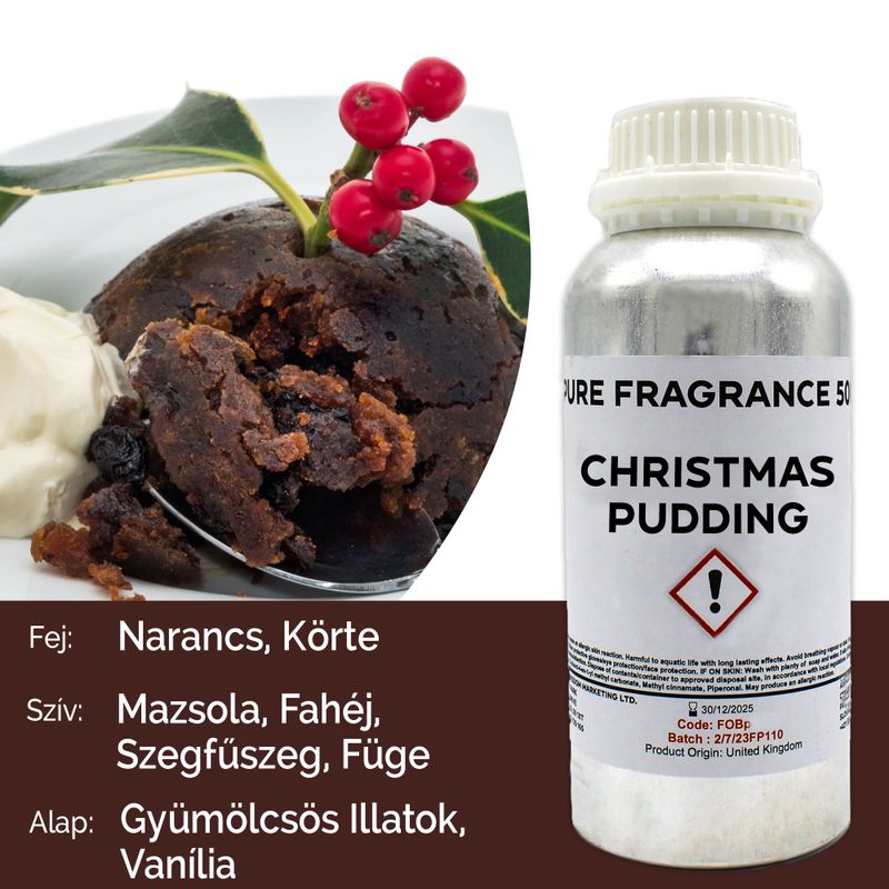 Christmas Pudding Pure Fragrance Oil - 500ml