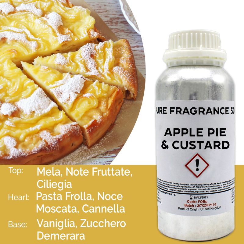 Apple Pie & Custard Pure Fragrance Oil - 500ml