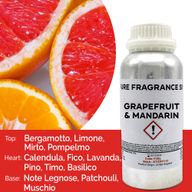 Grapefruit & Mandarin Pure Fragrance Oil - 500ml
