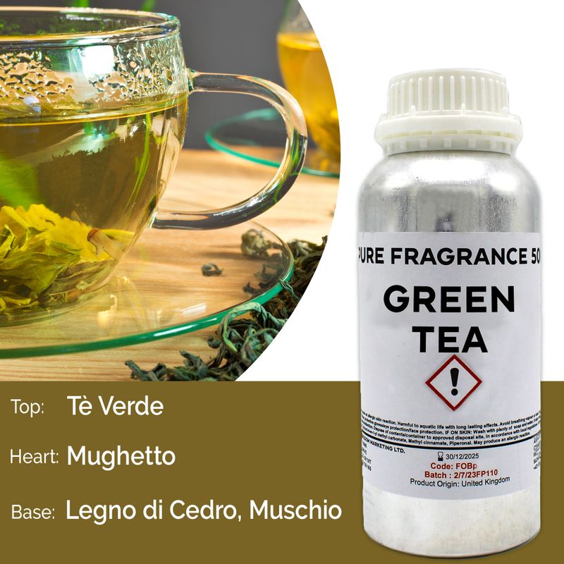 Green Tea Pure Fragrance Oil - 500ml