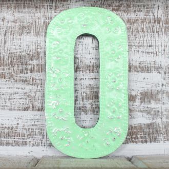 Number "0" - Assorted Colours - 15cm