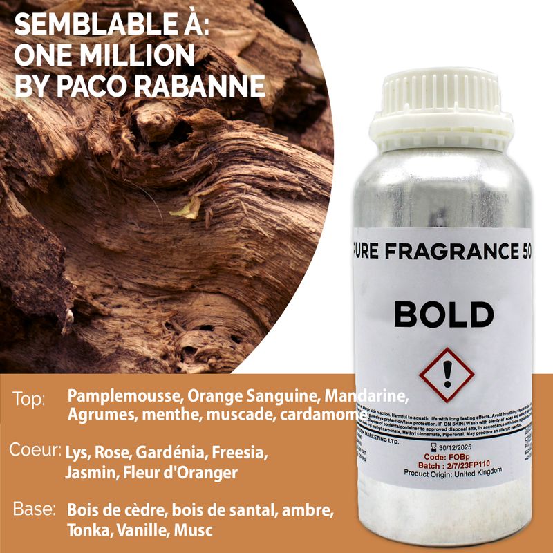 Bold Pure Fragrance Oil - 500ml