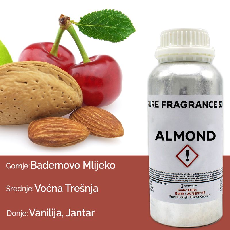 Almond Pure Fragrance Oil - 500ml