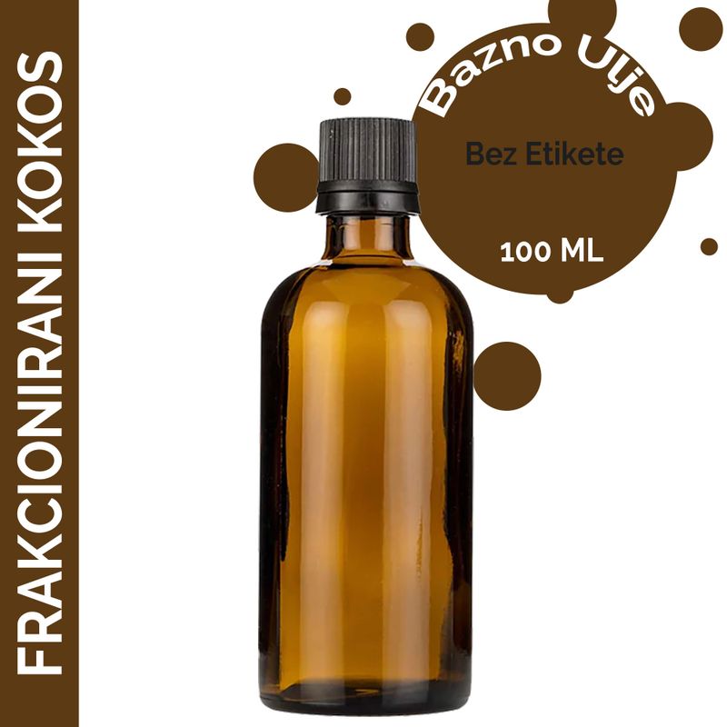 Fractionated Coconut Carrier Oil - 100ml - White Label