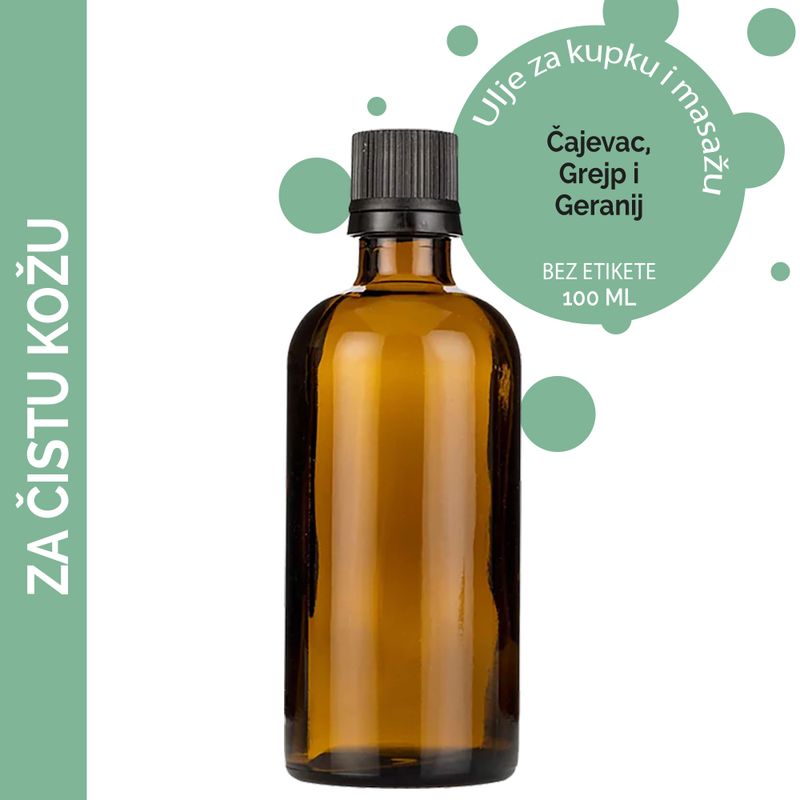 Clear Skin Massage Oil - 100ml - White Label