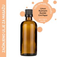 Spicy Rub Massage Oil - 100ml - White Label