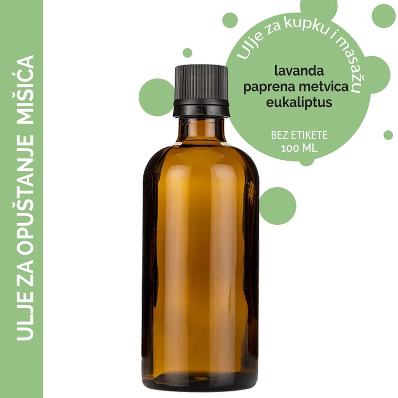 Muscle Ease Massage Oil - 100ml - White Label