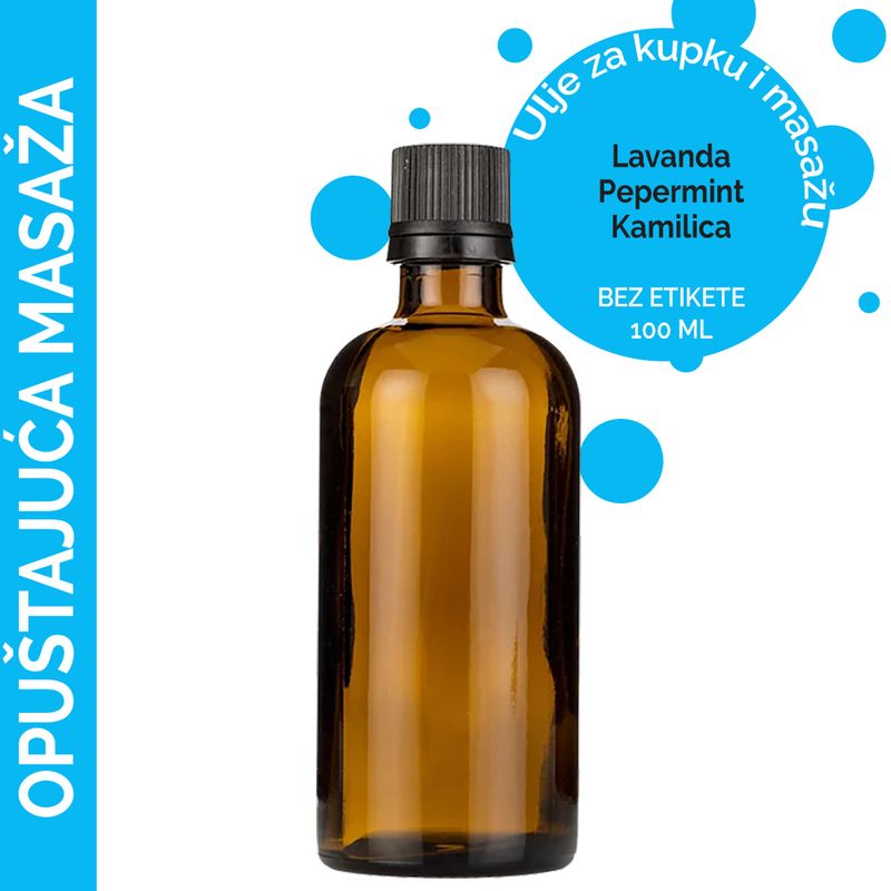Relaxing Massage Oil - 100ml - White Label