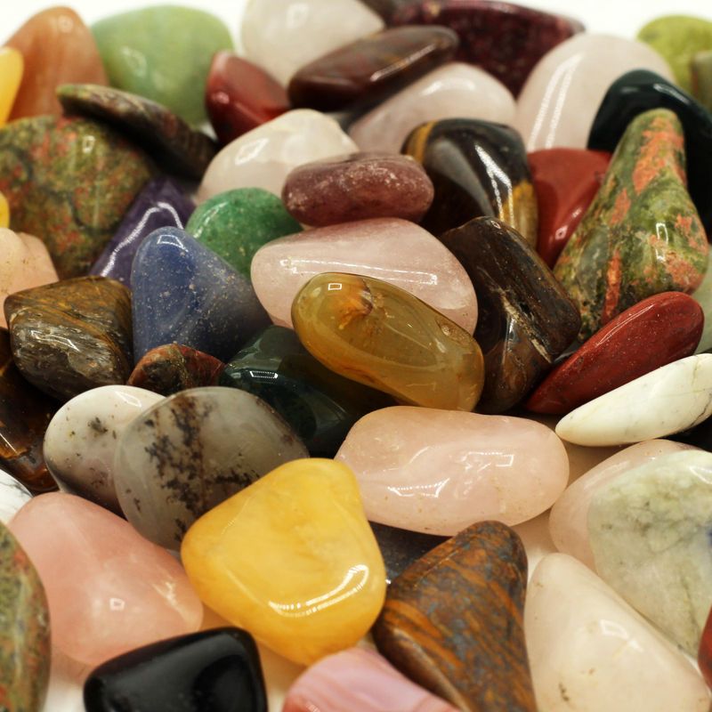 Large Tumble Stones-Mix 500g