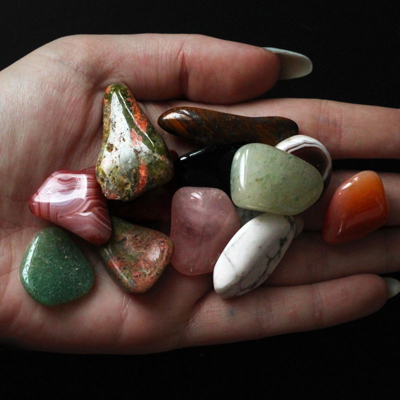 Large Tumble Stones-Mix 500g