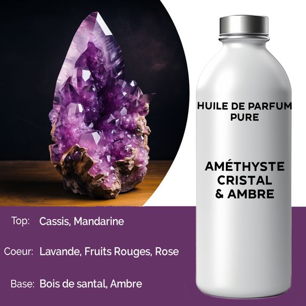 Amethyst Crytal & Amber Pure Fragrance Oil - 500ml