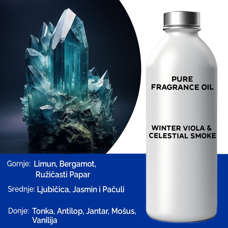 Winter Viola & Celestial Smoke Pure Fragrance Oil - 500ml