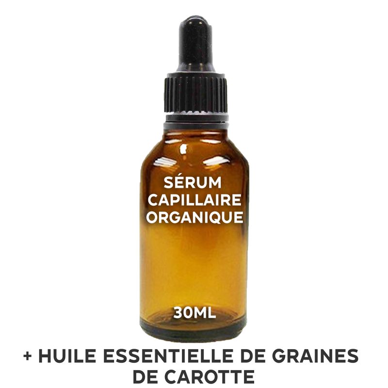 Organic Hair Serum 30ml - Carrot Seed - White Label