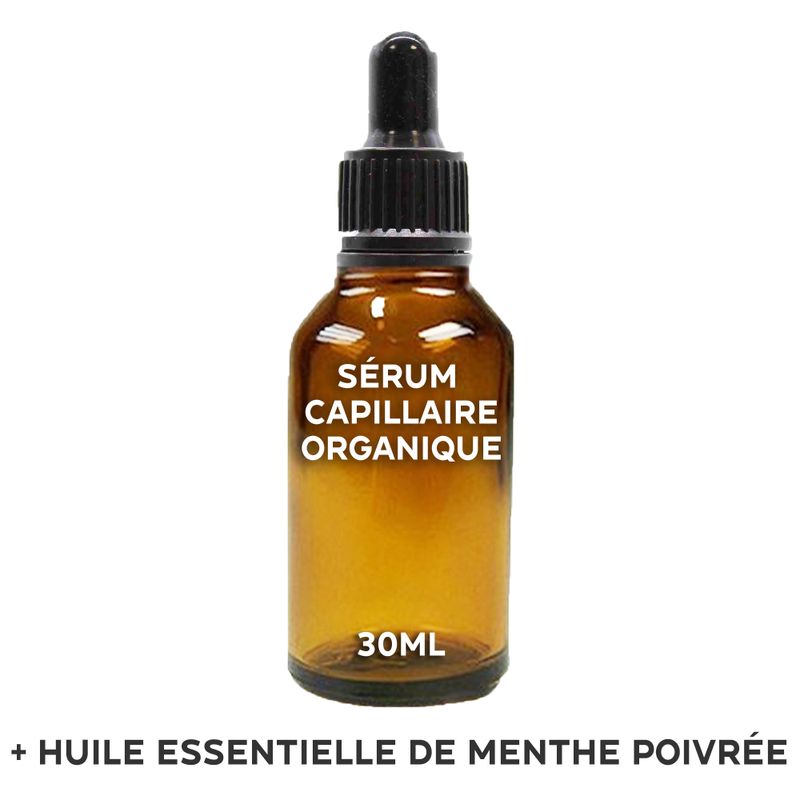 Organic Hair Serum 30ml - Peppermint - White Label