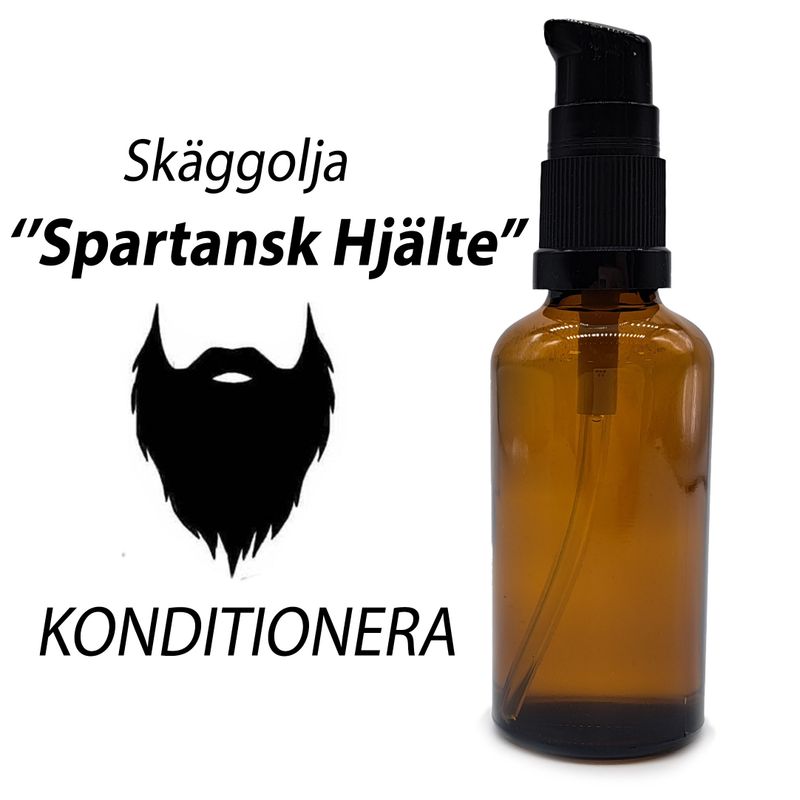 50ml Beard Oil - Spartan Hero - White Label