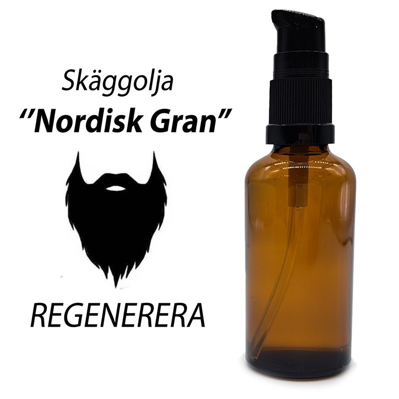 50ml Beard Oil - Nordic Spruce - White Label