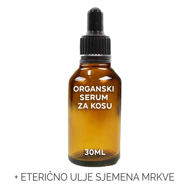 Organic Hair Serum 30ml - Carrot Seed - White Label