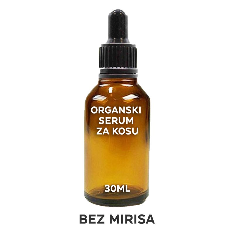 Organic Hair Serum 30ml - Unfragranced - White Label